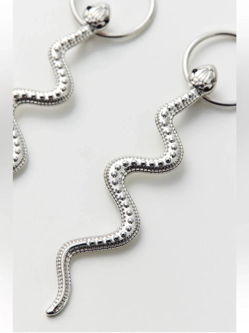 Snake Charm Hoop Earring